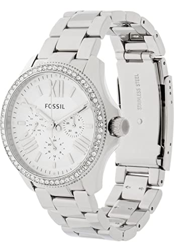 Fossil Damenuhr Cecile Multifunktion, Edelstahl mit mm Gehäusegröße im Sale